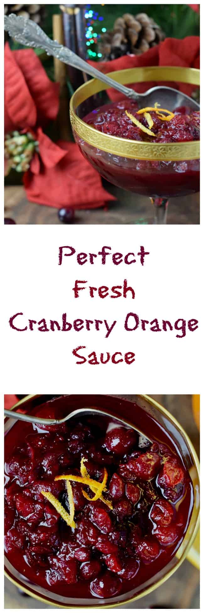Quick Fresh Cranberry Orange Sauce