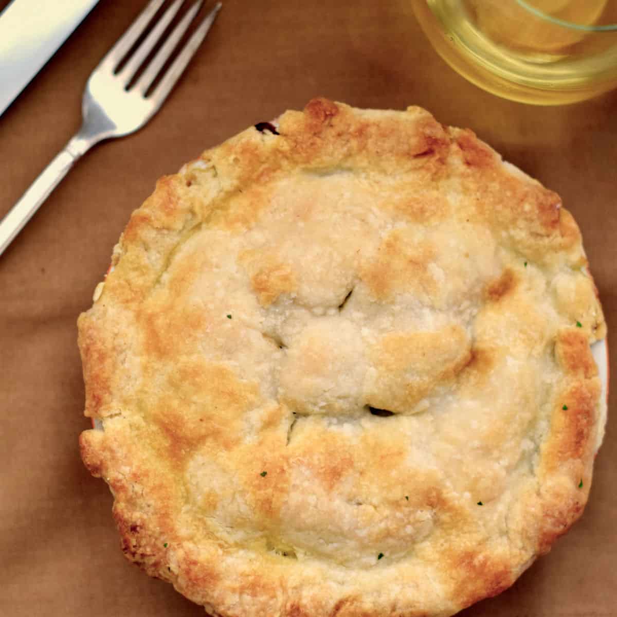 A tasty pot pie.