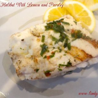 Grilled Halibut With Lemon and Parsley