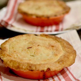 Plated image of Lindy's homemade turkey pot pie