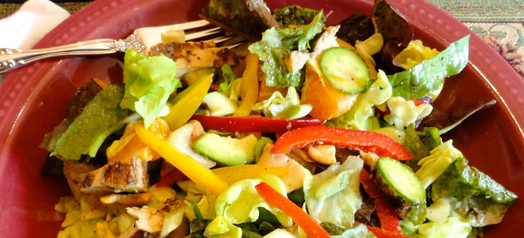 a healthy salad