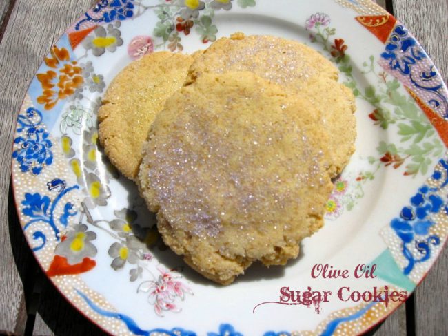 Olive Oil Sugar Cookies