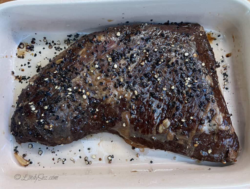 Balsamic Marinated TriTip Roast LindySez Recipe
