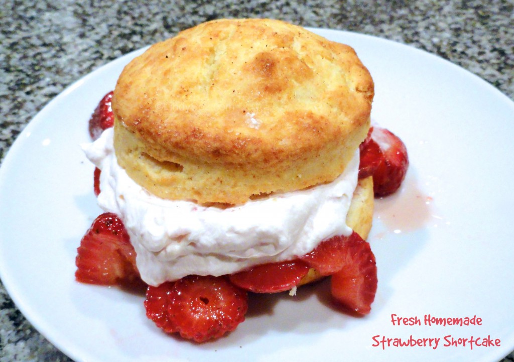 Fresh Homemade Strawberry Shortcake