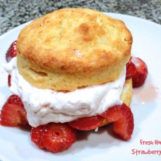 Fresh Homemade Strawberry Shortcake