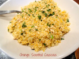 orange scented couscous