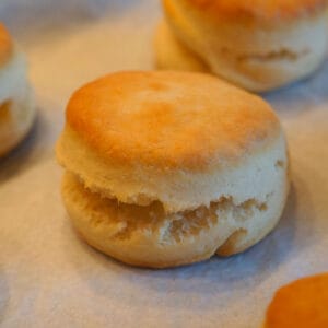 A super simple cream biscuit.