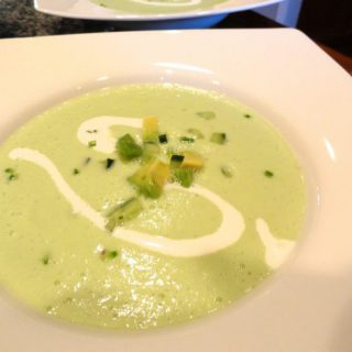 simple chilled cucumber soup