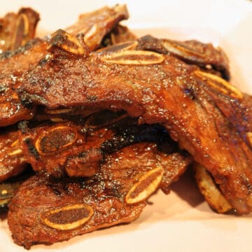 Beef Short Ribs aloha style.