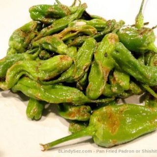 Pan Fried Padron or Shishito Peppers