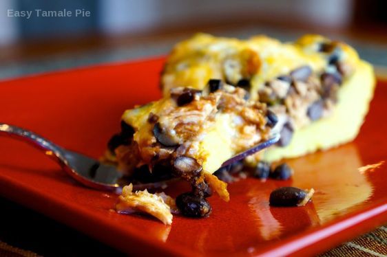 Easy Tamale Pie on a plate