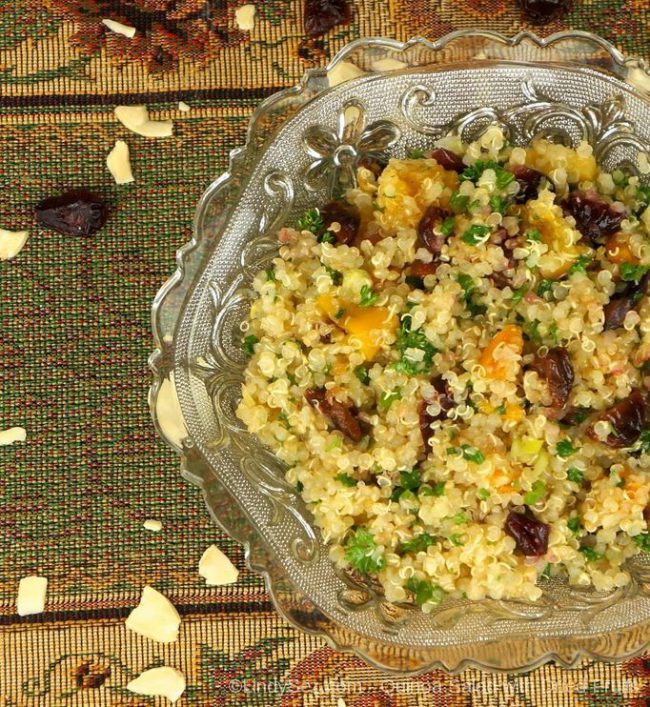 quinoa salad with dried fruits
