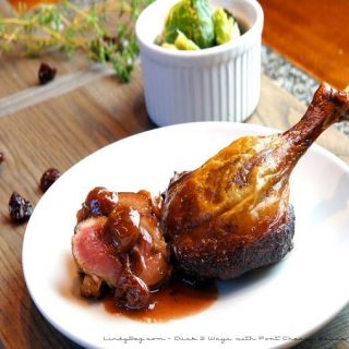 Duck 2 Ways with Cherry Port Sauce