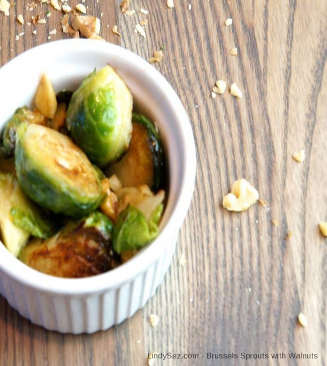 Brussels Sprouts with Walnuts