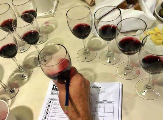SF Wine Comp wine flight
