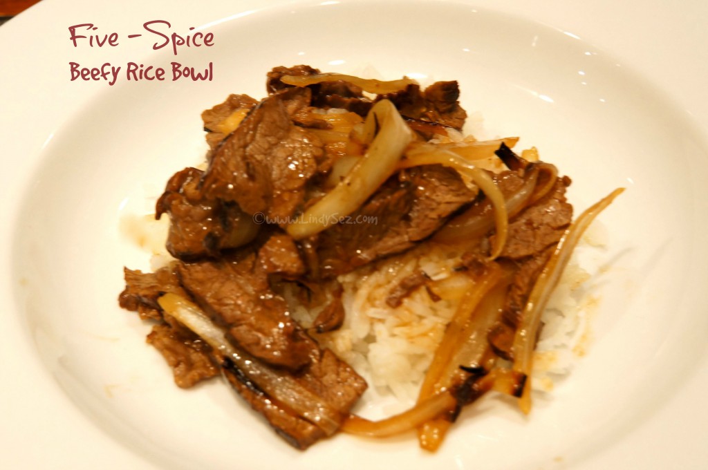 Five-Spice Beefy Rice Bowl
