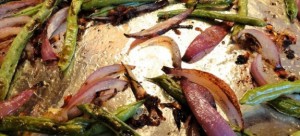roasted green beans with proscuitto