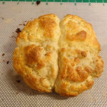 Soda Bread Biscuits on a silicon mat.