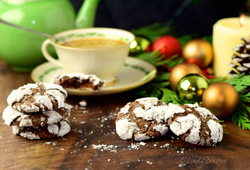 Chocolate Crinkle Cookies