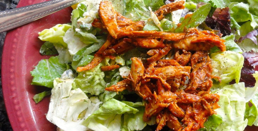Buffalo chicken salad-done light