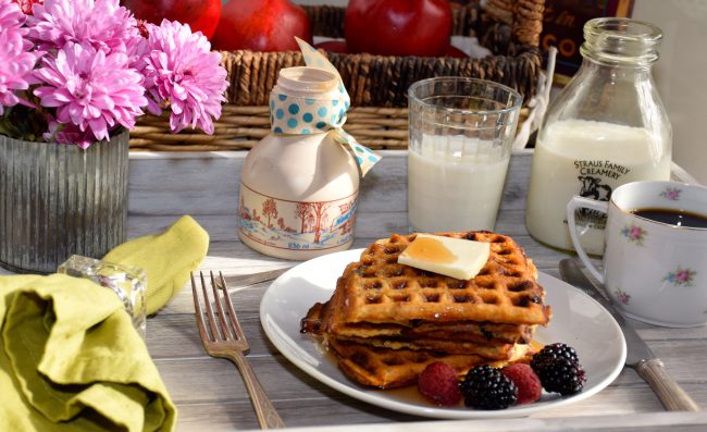 Homemade Buttermilk Waffles