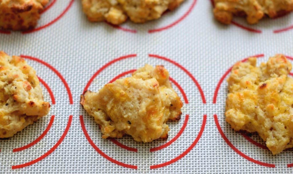 Cheddar Black Pepper Drop Biscuit