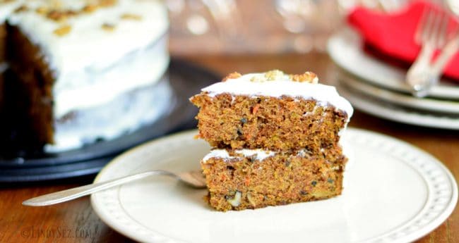 Super Moist Carrot Cake with Creamy Frosting