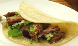 authentic homemade Mexican carnitas