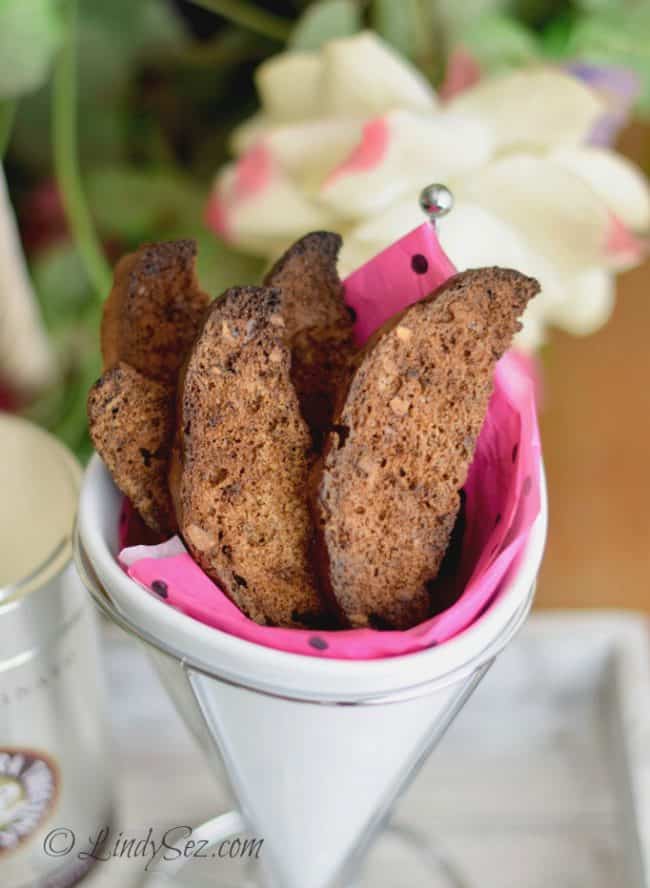 Zucchin-Carrot-Biscotti-with-Walnuts in a stand